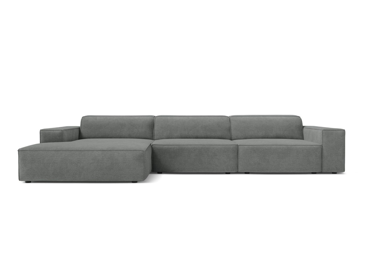 Jodie — Corner Sofa (284x162x77 cm) Grey (Liberty 20) Left