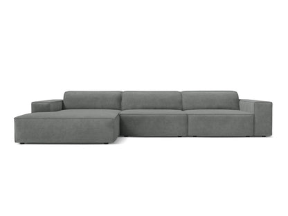 Jodie — Corner Sofa (284x162x77 cm) Grey (Liberty 20) Left
