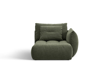 Bloom — Chaise Longue (112x152x97 cm) Moss Green (Wind 75) Right
