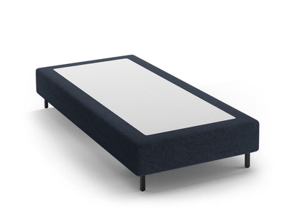 Whale — Bed Base Navy Blue (Eden 16 Deep Blue) Black Metal