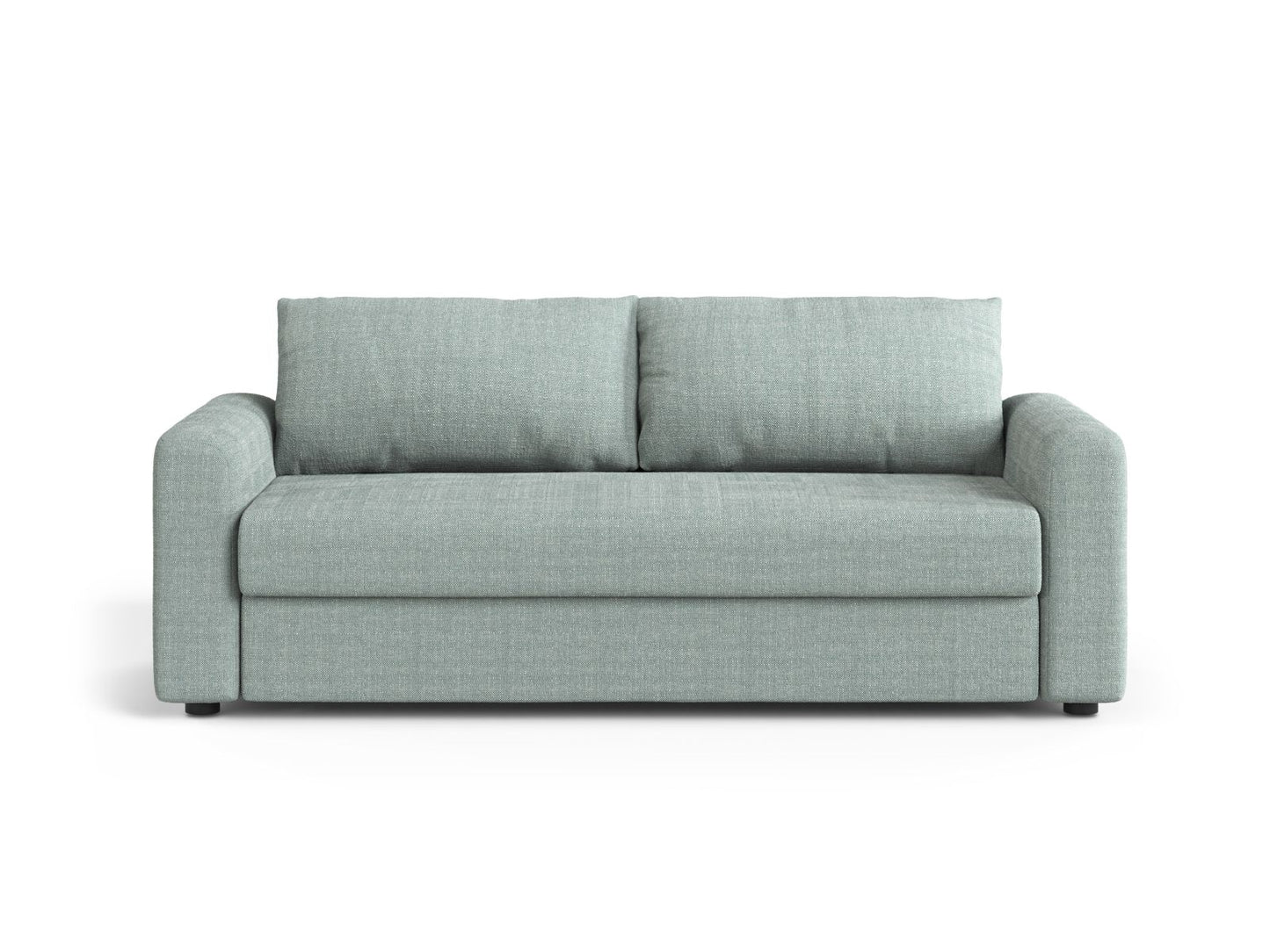 David — Sofa Mint (BABEL SAFIRA) Black Plastic