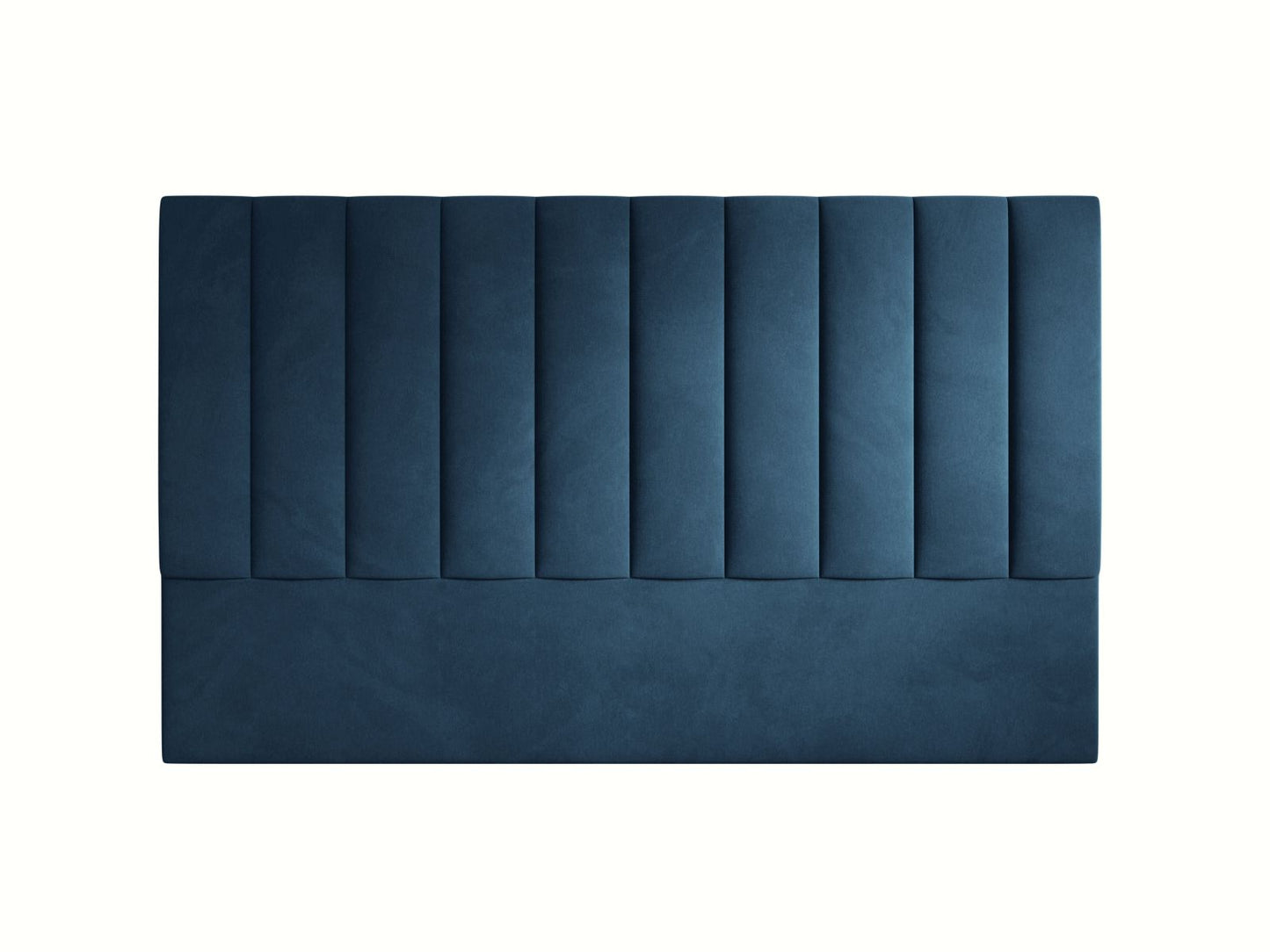 Marl — Headboard Navy Blue (Magic Velvet 2211) Black Plastic