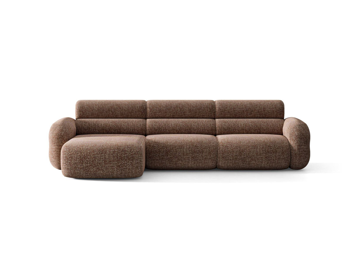 Neo — Corner Sofa (305x165x83 cm) Brown (SILENCIO 27) Left