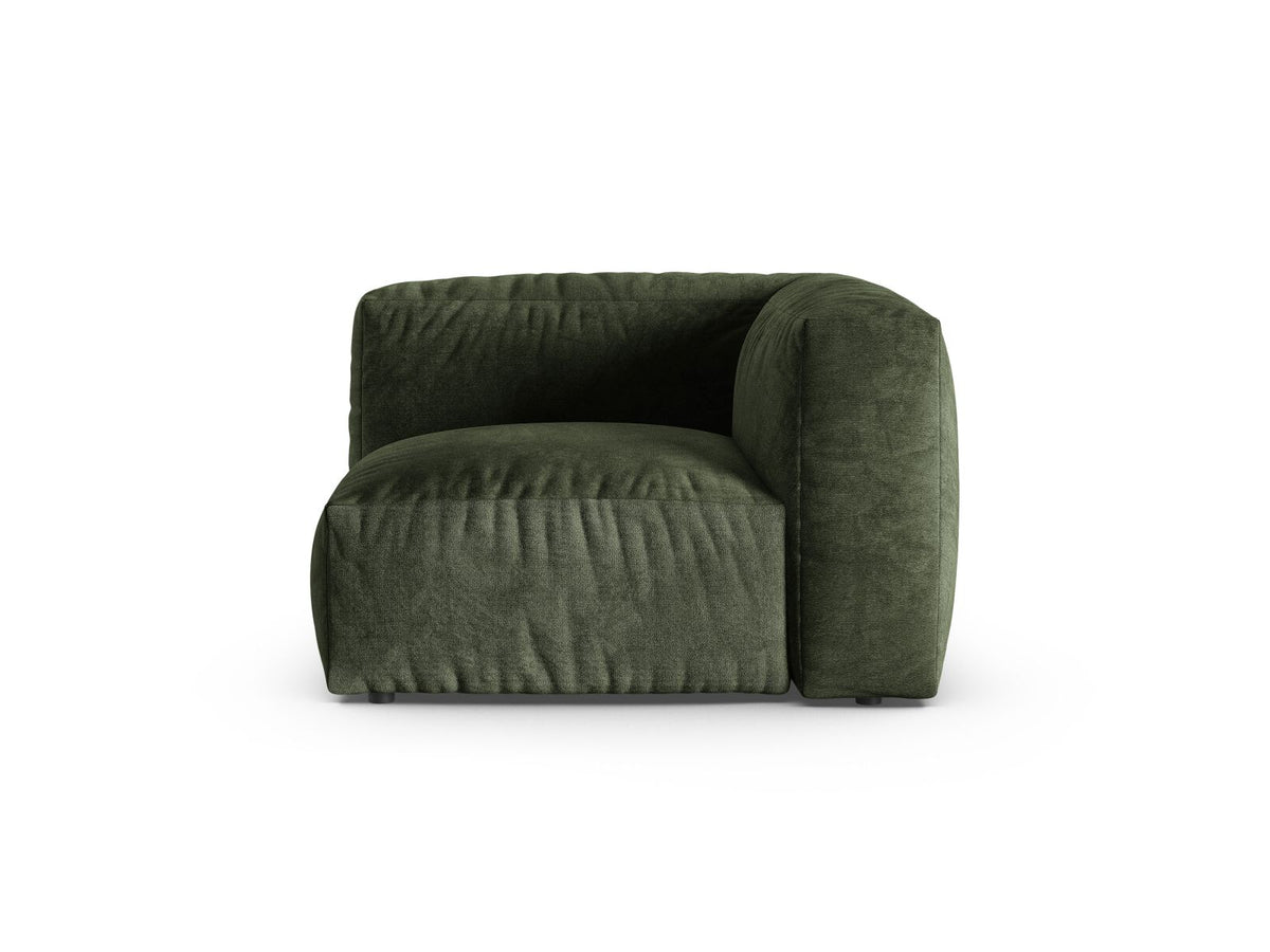 Martina — Modular Sofa Green (Vogue 11) Black Plastic Unknown