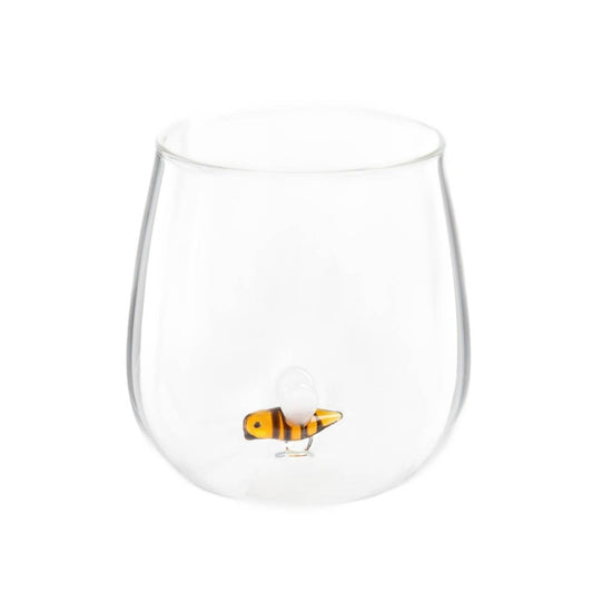 CAMPO Glass Goblet with Bee Design 0.4L