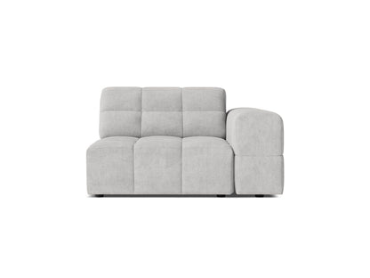 Jennifer — Modular Sofa (106x102x78 cm) Silver (Eden 17 Silver) Right