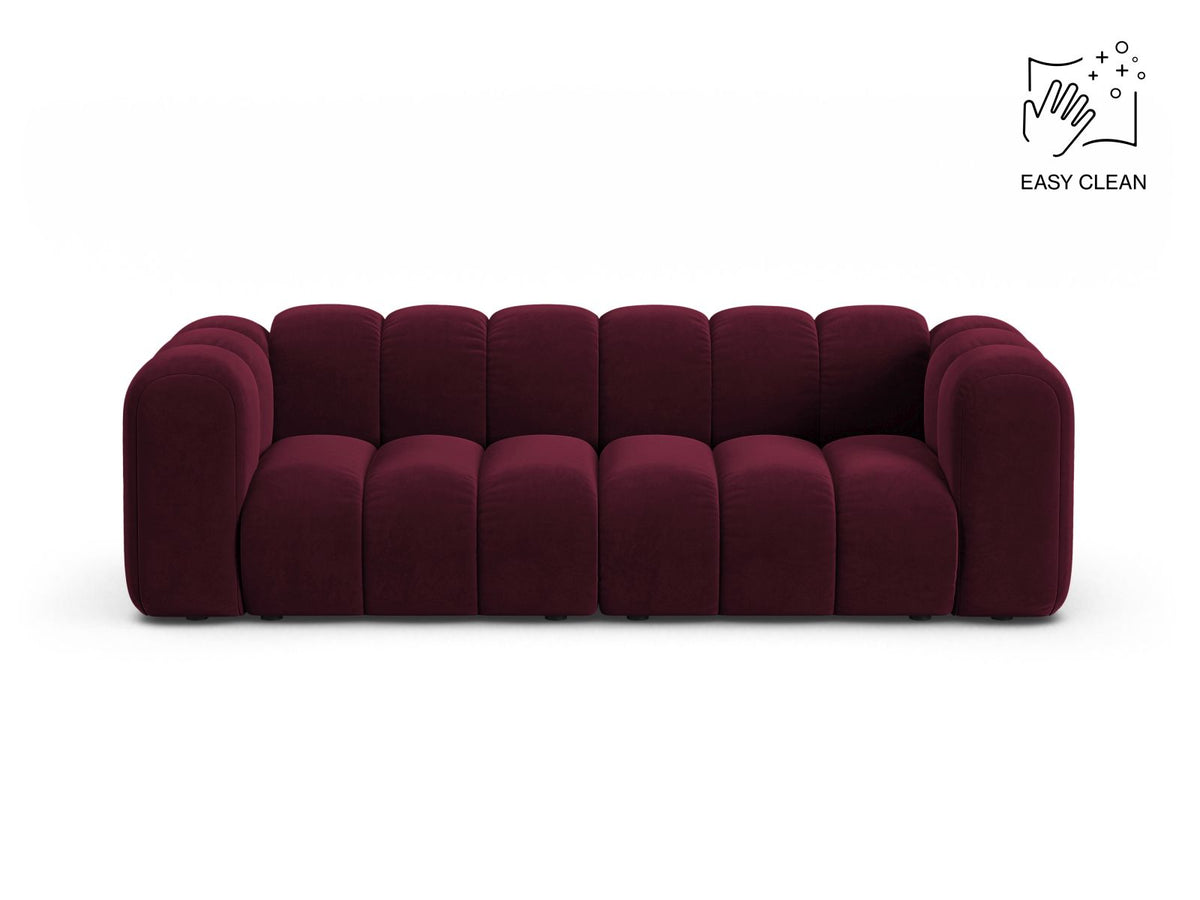 Lupine — Sofa Burgundy (Venus 2932) Black Plastic