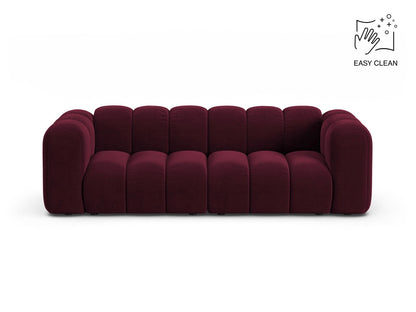 Lupine — Sofa Burgundy (Venus 2932) Black Plastic