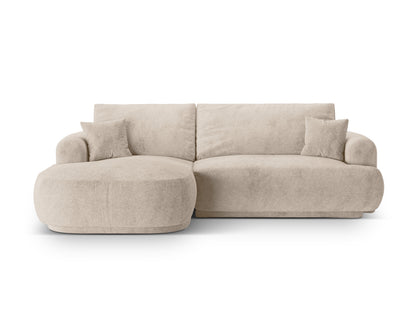 Ella — Corner Sofa (271x174x88 cm) Sand (Sorella 05) Left