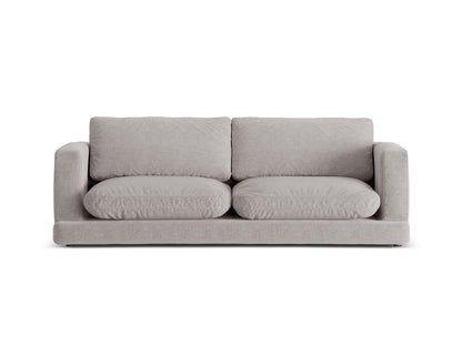 Ibiza — Sofa Warm grey (Wind 82) Black Plastic