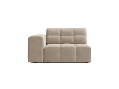 Jennifer — Modular Sofa (106x102x78 cm) Dark Beige (Bluvel 30) Left