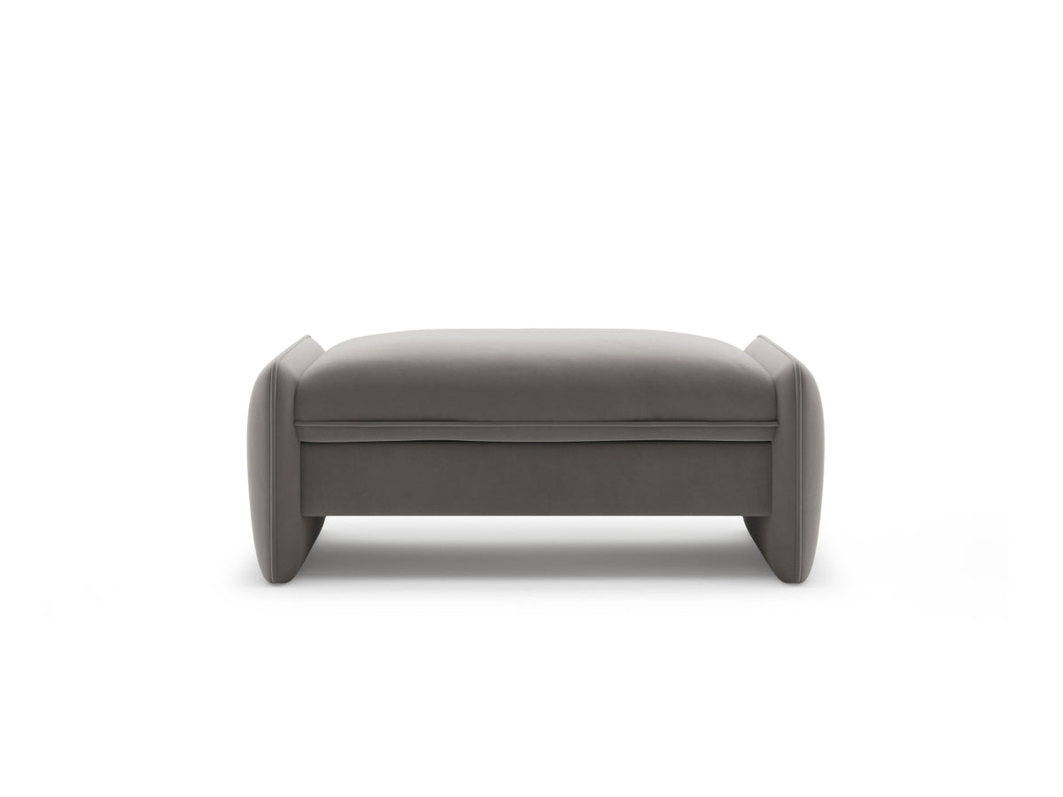 Georgia — Pouf (115x70x43 cm) Dark Grey (Magic Velvet 2241)
