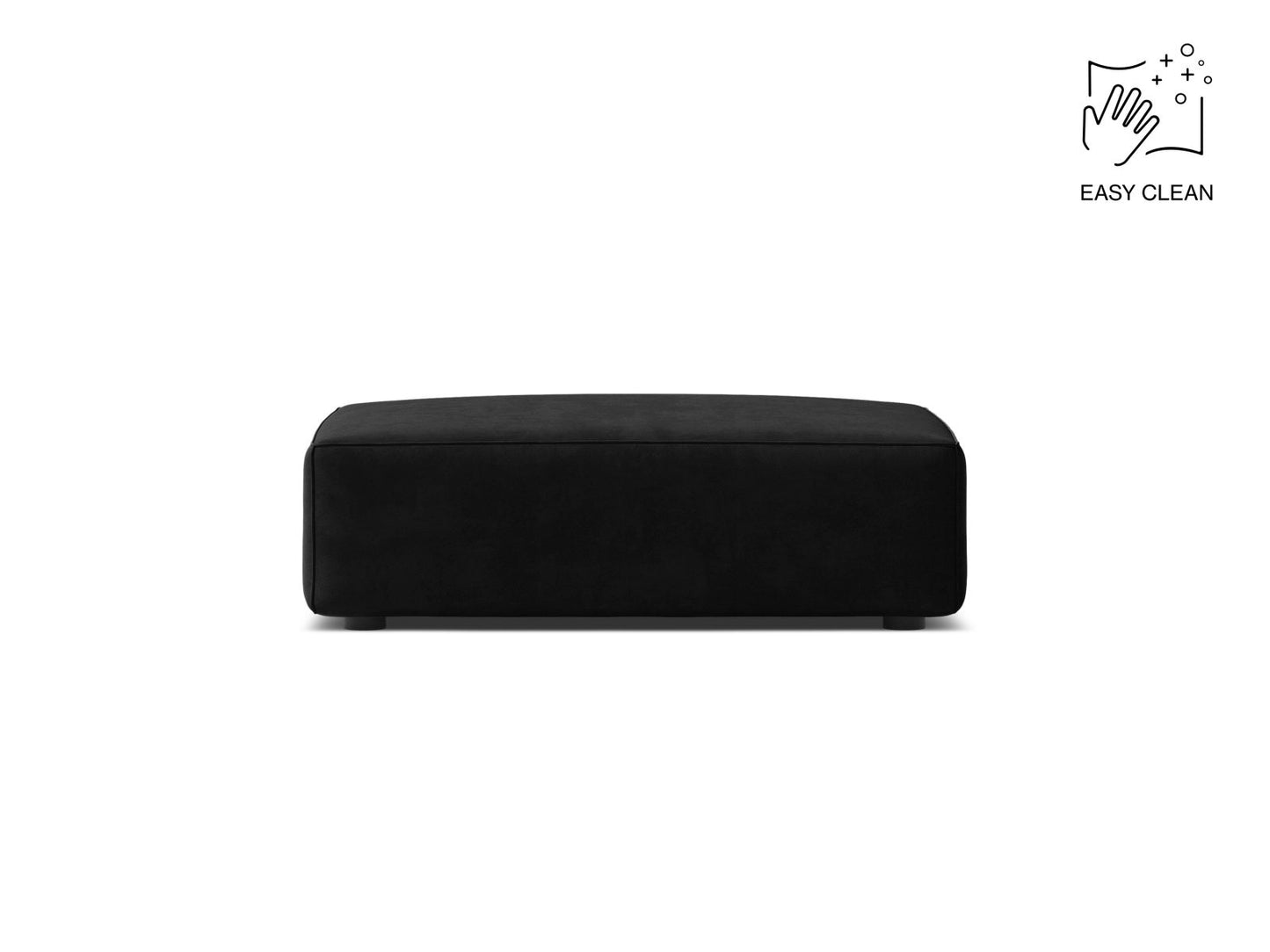 Jodie — Pouf Black (Venus 2923) Black Plastic