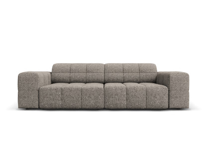 Chicago — Sofa Grey (Haga 16) Black Plastic