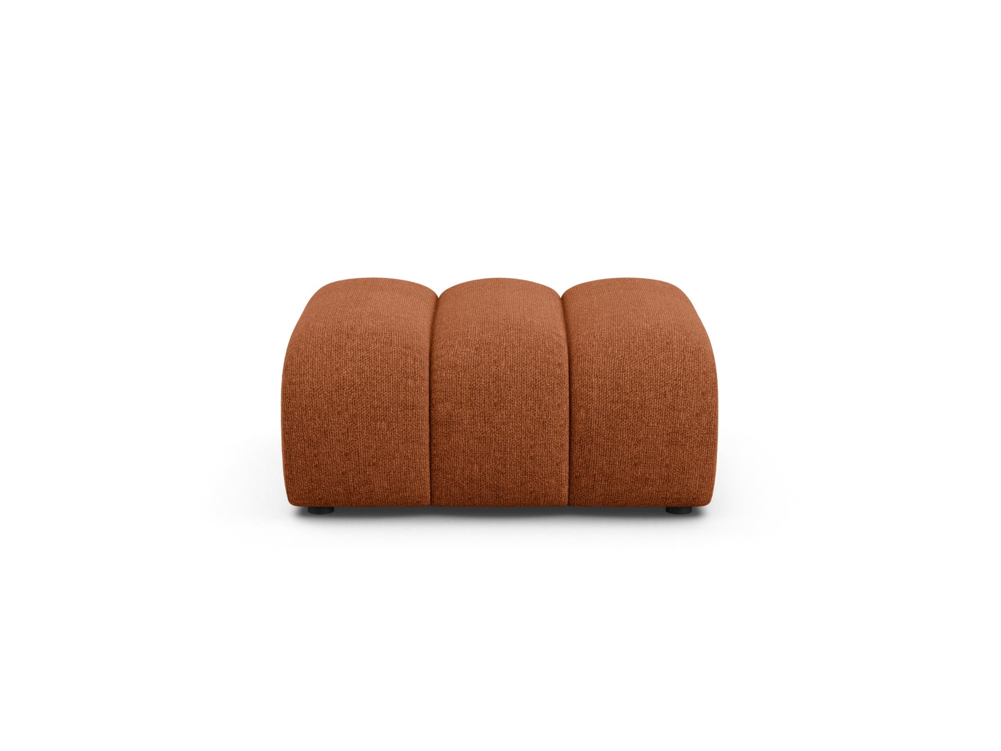 Lupine — Pouf Brick (Eden 10 Terra) Black Plastic