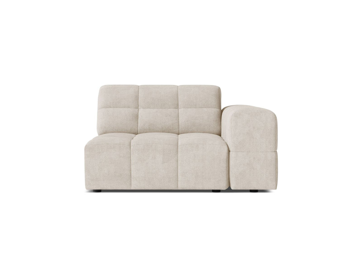 Jennifer — Modular Sofa (106x102x78 cm) Light Beige (Eden 2 Pearl) Right