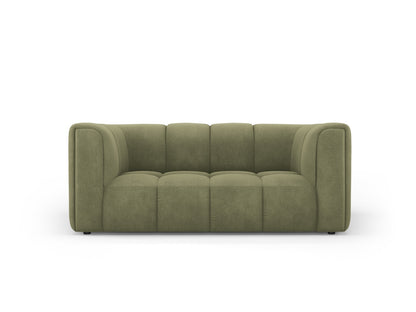 Moritz — Sofa Light Green (Rebel 18) Black Plastic