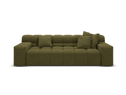 Hawaii — Žalia sofa (Moly 38) Juoda plastikinė