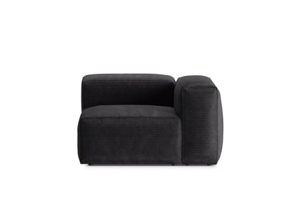 Bergamo — Modul Grey (Perla 35) Black Plastic Right