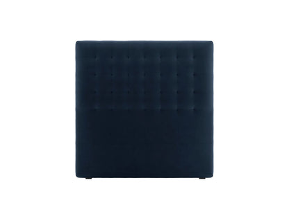 Nova — Headboard Dark Blue (Paris Deep Blue) Black Plastic