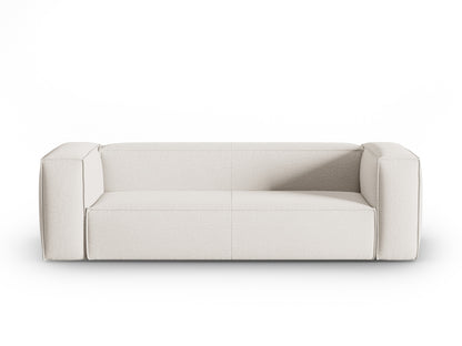 Mackay — Sofa Ivory (Bubble 1) Black Plastic