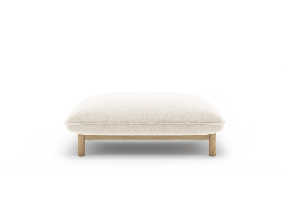 Ada — Pouf (95x65x44 cm) Ivory (Wind 02)