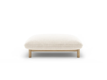 Ada — Pouf (95x65x44 cm) Ivory (Wind 02)