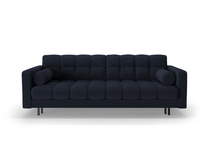 Bali — Sofa Dark Blue (Baloo 2088) Black Metal
