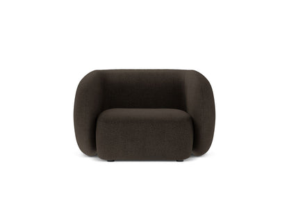 Kate — Armchair Brown (Baloo 2081) Black Plastic