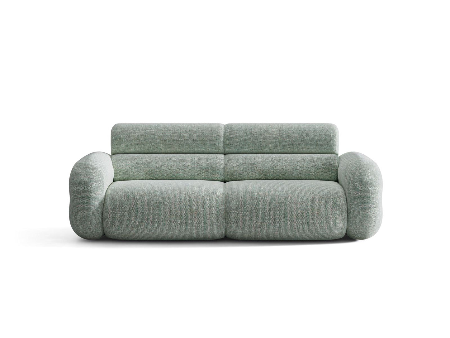 Neo — Sofa (220x100x83 cm) Muted Blue (SILENCIO 72)