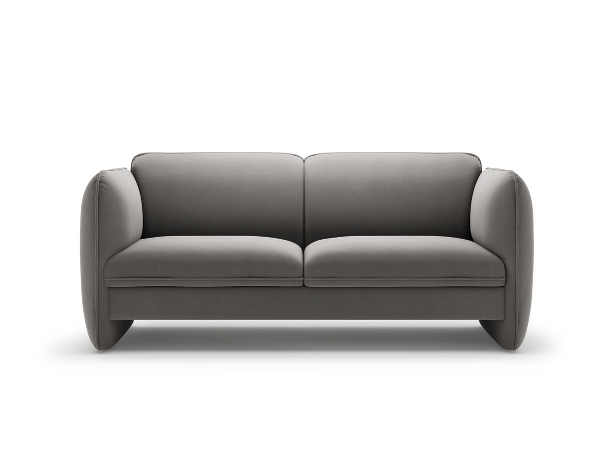 Georgia — Sofa (168x90x80 cm) Dark Grey (Magic Velvet 2241)