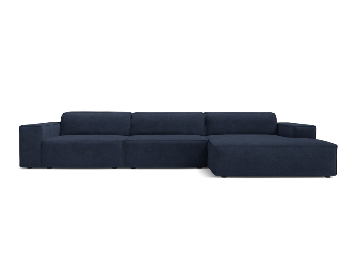 Jodie — Corner Sofa (284x162x77 cm) Navy Blue (Liberty 15) Right