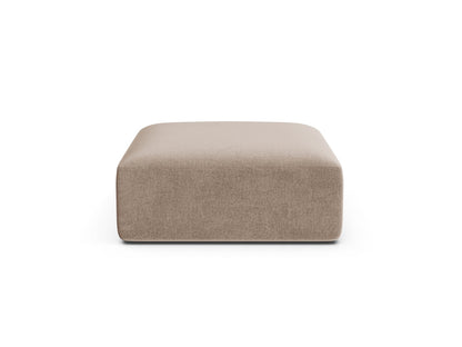Campi — Pouf Dark Beige (Vogue 3) Black Plastic