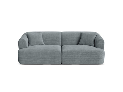 Campi — Sofa Dark Grey (Lincoln 94D) Black Plastic