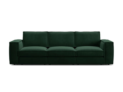 Pola — Sofa Bottle Green (Salvador 7) Black Plastic