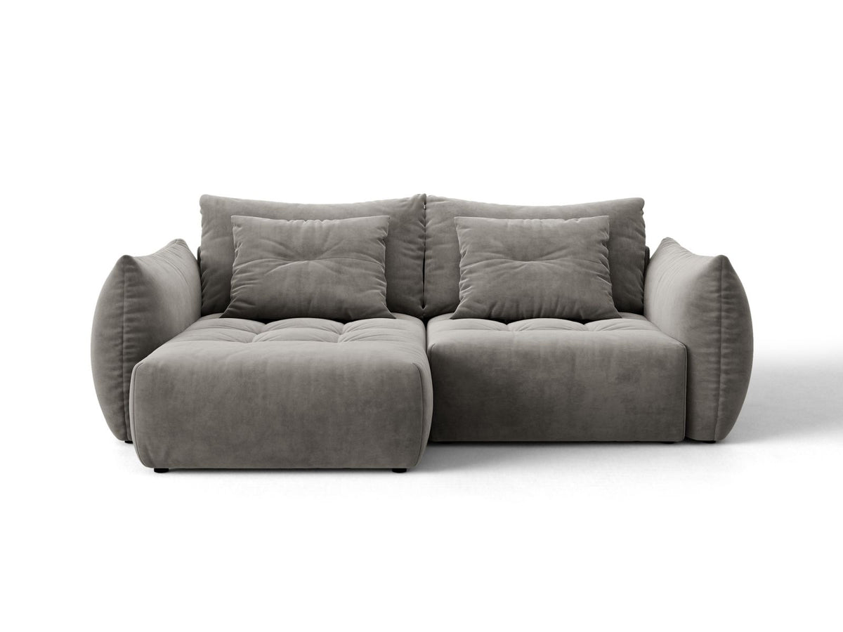 Bloom — Sofa (250x152x87 cm) Grey (Casino Stone) Left