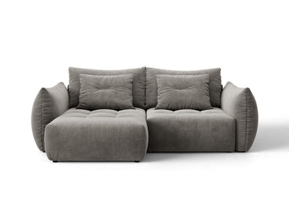 Bloom — Sofa (250x152x87 cm) Grey (Casino Stone) Left
