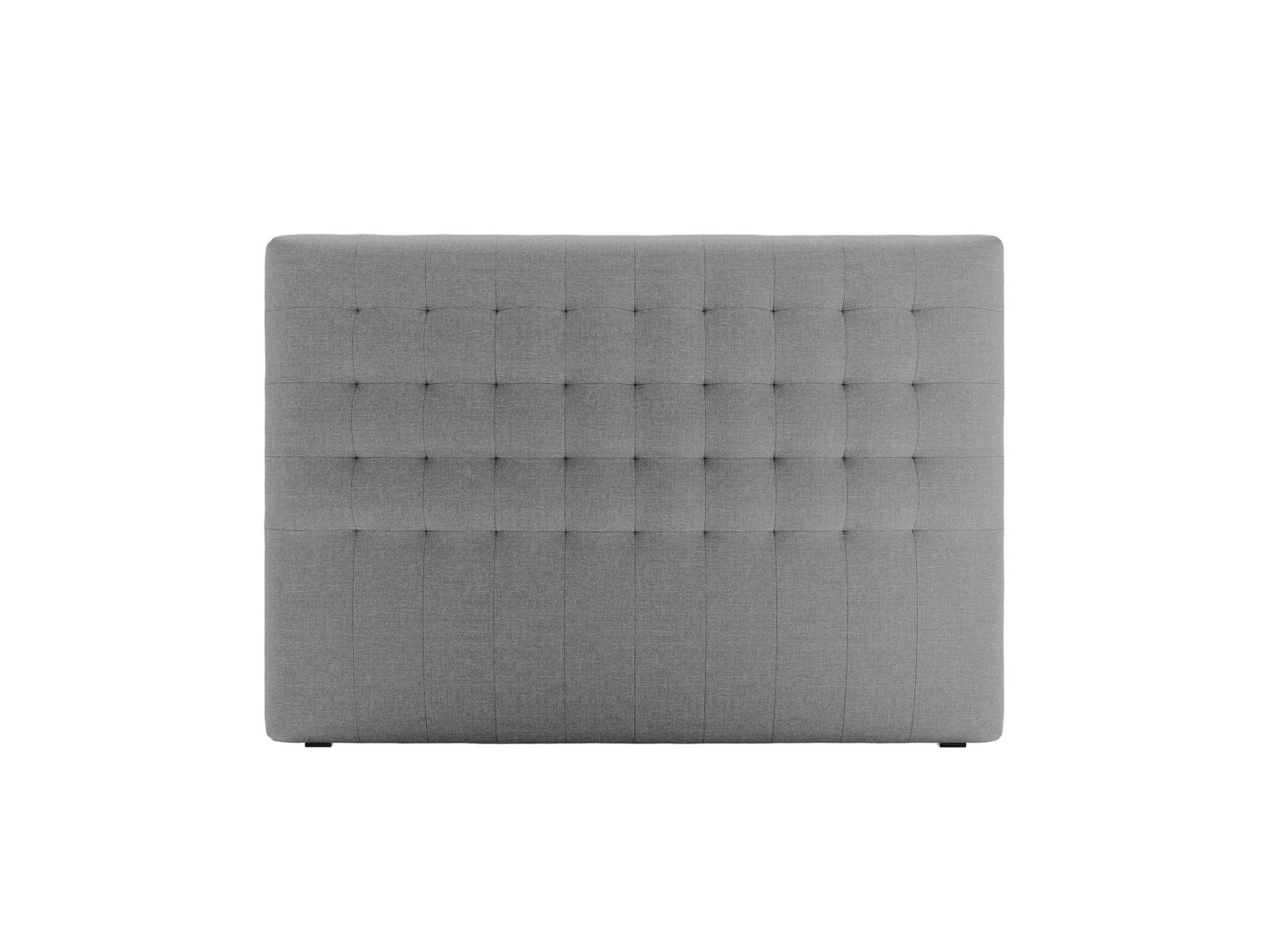 Nova — Headboard Grey (Liberty 20) Black Plastic