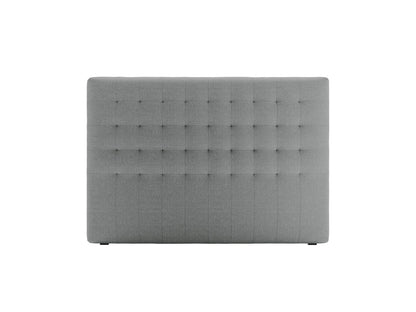 Nova — Headboard Grey (Liberty 20) Black Plastic
