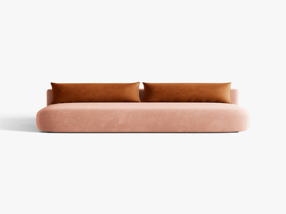 Hena — Sofa (205x112x85 cm) Pink (Salvador 11)