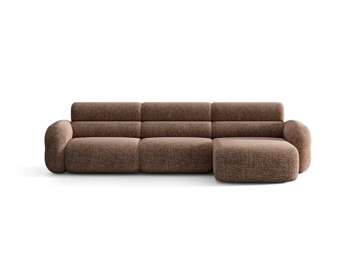 Neo — Corner Sofa (305x165x83 cm) Brown (SILENCIO 27) Right