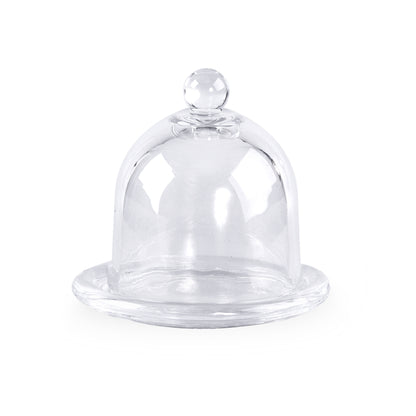 SIMPLE container Simple Glass Container with Diffuser Lid 9x9 cm