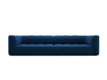Moritz — Sofa Royal Blue (Bluvel 86) Black Plastic