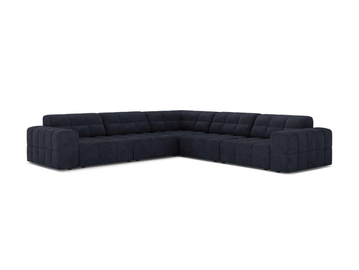 Jennifer — Corner Sofa (285x285x78 cm) Navy Blue (Eden 16 Deep Blue)