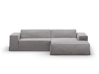 Jodie — Corner Sofa (224x162x77 cm) Warm grey (LINS 07) Right