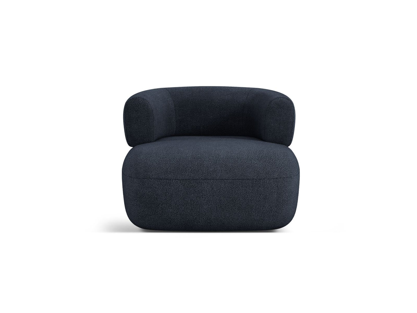 Jenny — Armchair Dark Blue (Now or Never 79) Black Plastic