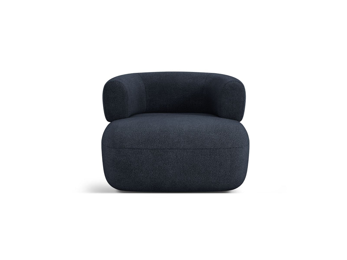 Jenny — Armchair Dark Blue (Now or Never 79) Black Plastic