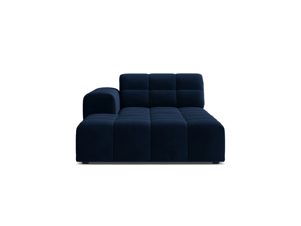Jennifer — Chaise Longue (108x167x78 cm) Royal Blue (Bluvel 86) Left