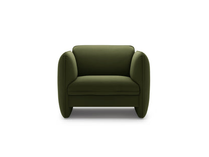 Georgia — Armchair (105x90x80 cm) Army Green (Magic Velvet 2295)