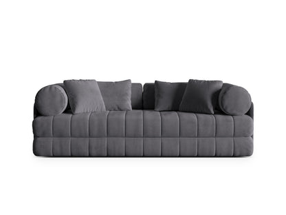 Kemi — Sofa Dark Grey (Salvador 18) Black Metal